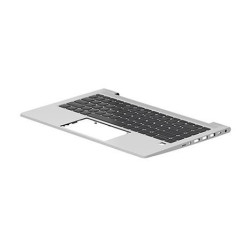 HP TOP COVER W/KB BL FR 