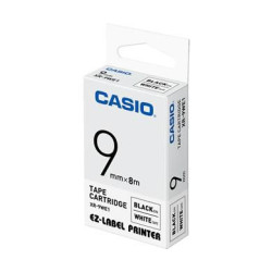 Casio XR-9WE, 9 mm, Black on White (XR-9WE1)