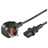 MicroConnect Power Cord UK Type G - C13 2M (PE090420)