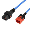 MicroConnect Powercord C20 IEC Lock - C21 