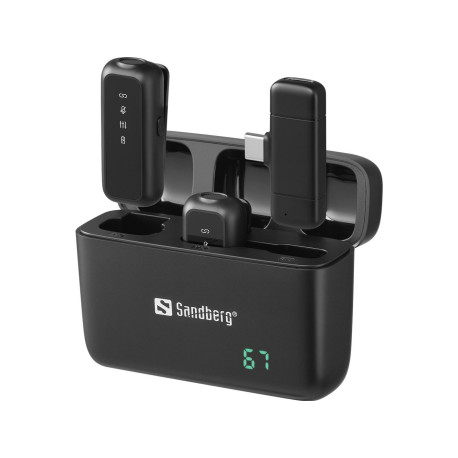 Sandberg Streamer USB-C Wireless Mic x2 (126-55)