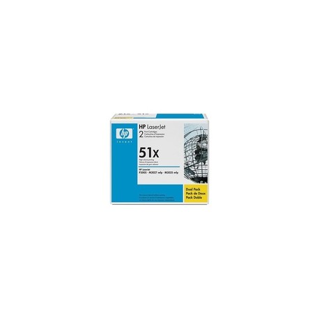 HP Q7551XD Dual Pack Black Print