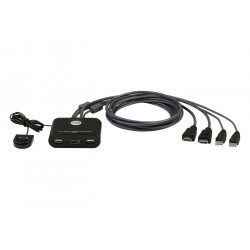 Aten 2-Port USB FHD HDMI Cable KVM Switch (CS22HF-AT)