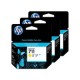 HP CZ136A Ink Yellow No.711 **3-Pack**