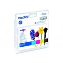 Brother Multipack Noir(e) / Cyan / Magenta / Jaune LC-970 LC970VALBPDR Multi Pack, 4x cartouche d'encre: bk,c/m/y