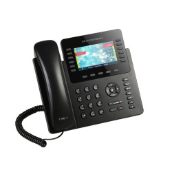 Grandstream Ip Phone Black 12 Lines Lcd 
