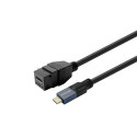 Vivolink Keystone Black USB-C female 