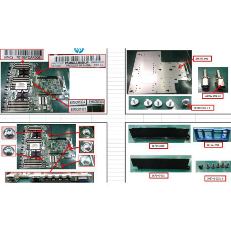 Hewlett Packard Enterprise System Board (875073-001)