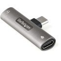 StarTech.com USB C Audio & Charge Adapter 