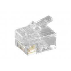 MicroConnect Modular Plug RJ12 6P6C, 10pcs (KON502-10R)