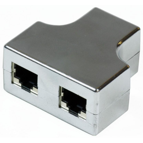 MicroConnect Y-ADAPTER RJ45-2xRJ45 F/F 8P (MPK402-M)