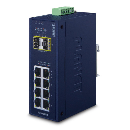 Planet IP30 Industrial 8-P 10/100/100 (IGS-1020TF)