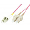 MicroConnect LC/UPC-SC/UPC 1m OM4 (FIB422001P)