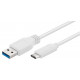 MicroConnect Gen1 USB-C to A Cable, 0.2m (USB3.1CA02W)