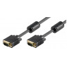 MicroConnect SVGA HD15 10m M-M w.ferritcore (MONGG10FB)