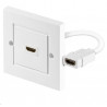 MicroConnect HDMI wall socket 1 port white (HDMWALL1)