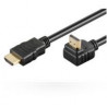 MicroConnect HDMI High Speed cable, 3m (HDM19193V1.4A90)