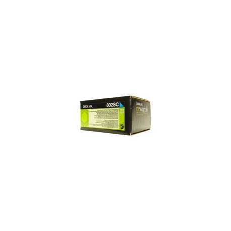 Lexmark 80C2SC0 Toner Cyan