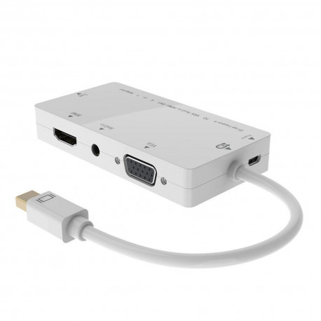 MicroConnect Mini DP to DVI/HDMI/VGA/Audio (MDPDVIHDMIVGAAA)