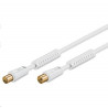 MicroConnect Coax M-F 10m White 75 Ohm (COAX010WHQ)