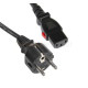 Mercodan Schuko power cable black 