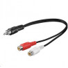 MicroConnect RCA - 2xRCA 0,20m M-F (AUDC02)