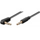 MicroConnect 3.5mm Minijack Cable 0,5m 90° (AUDLL05A)