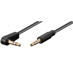 MicroConnect 3.5mm Minijack Cable 0,5m 90° (AUDLL05A)