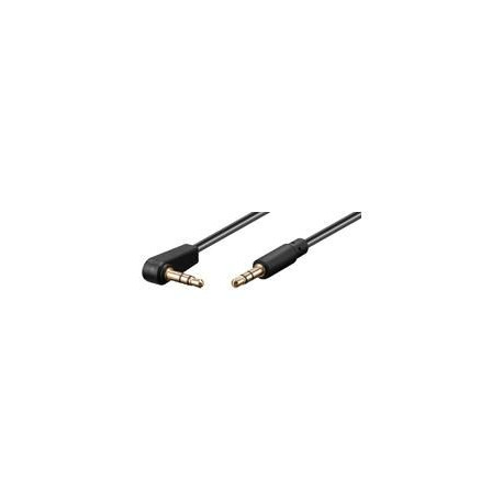 MicroConnect 3.5mm Minijack Cable 1,5m 90° (AUDLL1.5A)