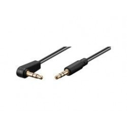 MicroConnect 3.5mm Minijack Cable 1m 90° (AUDLL1A)