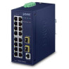 Planet IP30 Industrial L2/L4 16-Port (IGS-4215-16T2S)