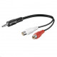 MicroConnect Audio Adapter Cable, 0,2 meter (AUDALHF02)
