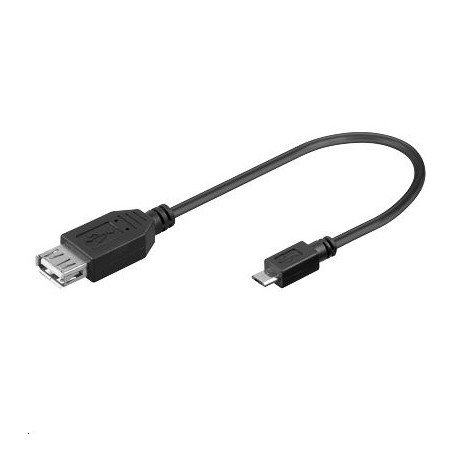 MicroConnect USB A - B Micro F-M 0,20m (USBABMICRO2)