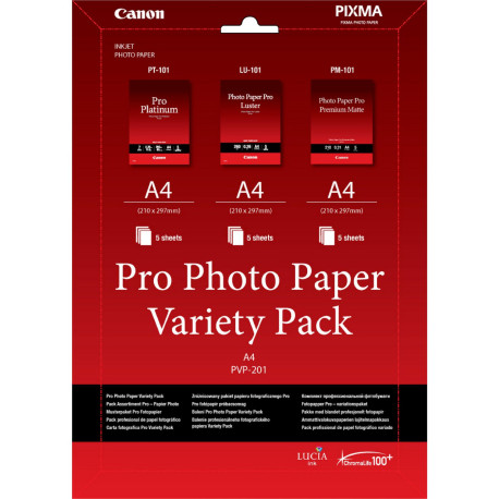 CANON PVP-201 PRO VARIETY PACK A4 PACK DE 1 (6211B021)