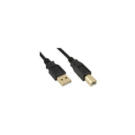 MicroConnect USB2.0 A-B 5m M-M Goldplated (USBAB5G)