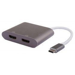 MicroConnect USB-C to HDMI X2 Female (USB3.1CHDMIX2)