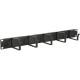 Lanview 1U 19 CABLE ORGANIZER PANEL, (RAO100BL)