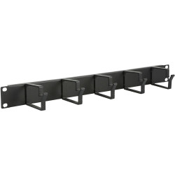 Lanview 1U 19 CABLE ORGANIZER PANEL, (RAO100BL)