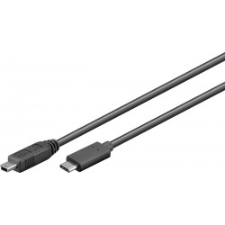 MicroConnect USB-C to Mini USB B 5P 0.5m (USB3.1CMB505)