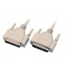 MicroConnect DB25-DB25 10m M/M, Beige (PRIGG10)