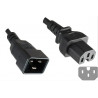 MicroConnect Power Cord C20 - C15 1.8m (PE152018)