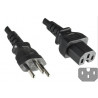 MicroConnect Power Cord Swiss - C15 1.8m (PE160518)