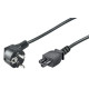 MicroConnect Power Cord CEE 7/7 - C5 10m (PE0108100)