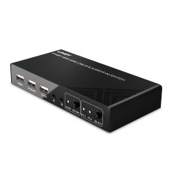 Lindy 2 Port HDMI 4K60, USB 2.0 & Audio KVM Switch (32809)