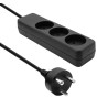 MicroConnect Danish Power Strip 3-way 
