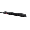 Lanview 19'' rack mount power strip, 