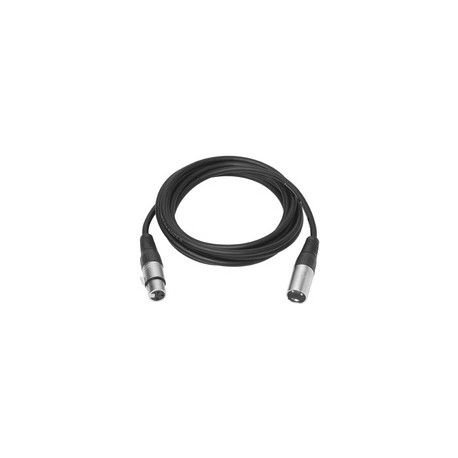Vivolink XLR M/F cable 0.5m Black (PROAUDXLRMF0.5)
