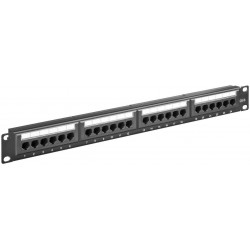 MicroConnect CAT6 24 port 19 Patch Panel, (PP-013)