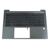 HP TOPCVR W/KB BL DSC NORDIC 