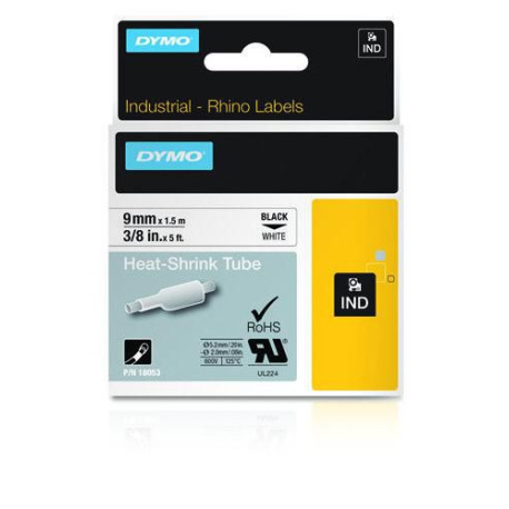 DYMO Ind Heat-Shrink Tube Labels - 